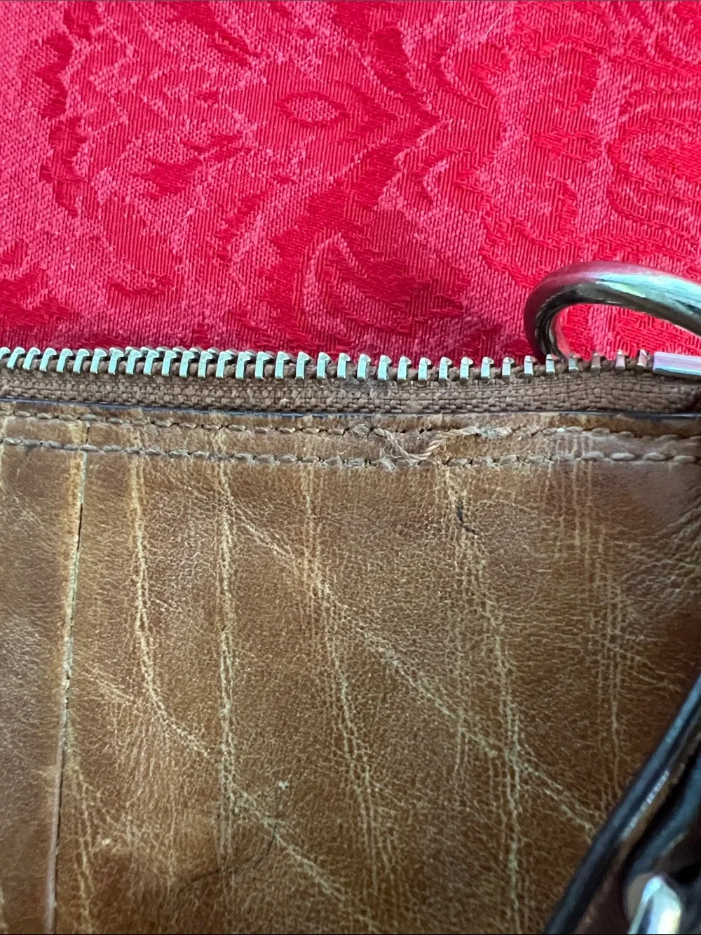Coach Brown Leather Soho Hobo Shoulder Bag J0894-12683 Distressed